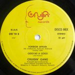 Cruisin' Gang – Affair A Gogo 12'' Maxi Single Plak - Görsel 4