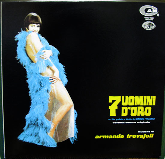 Armando Trovajoli – 7 Uomini D'Oro LP Plak