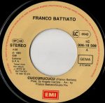 Franco Battiato – Cuccurucucu 45lik Plak - Görsel 3
