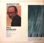 Paul Desmond – Summertime LP Plak - Görsel 2