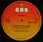 Max Him – No Escape 12'' Maxi Single Plak - Görsel 3