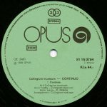 Collegium Musicum – Continuo LP Plak (Czech  Jazz) - Görsel 4