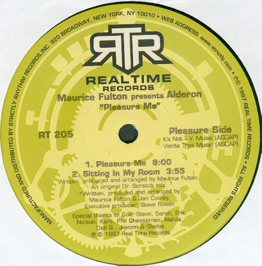 Maurice Fulton Presents Alderon – Pleasure Me 12'' Maxi Single Plak (House)