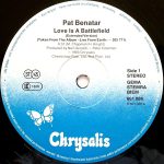 Pat Benatar – Love Is A Battlefield 12'' Maxi Single Plak - Görsel 3
