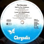 Pat Benatar – Love Is A Battlefield 12'' Maxi Single Plak - Görsel 4