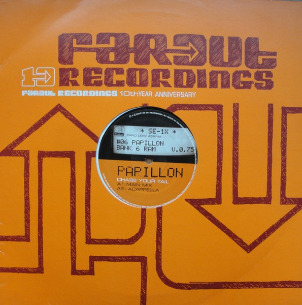 Papillon – Chase Your Tail 12'' Maxi Single Plak (House)