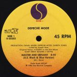 Depeche Mode – Master And Servant (U.S. Black & Blue Version) 12'' Maxi Single Plak - Görsel 3