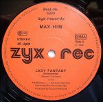 Max-Him – Lady Fantasy 12'' Maxi Single Plak - Görsel 4