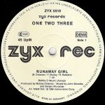 One Two Three – Runaway Girl 12'' Maxi Single Plak - Görsel 4
