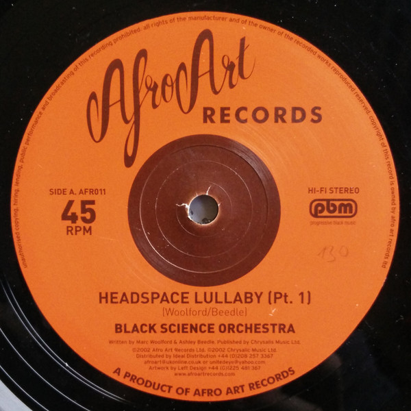 Black Science Orchestra – Headspace Lullaby 12'' Maxi Single Plak (Future Jazz)