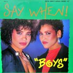 Say When! – Boys 12'' Maxi Single Plak