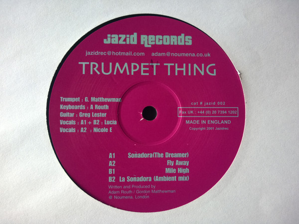 Trumpet Thing – La Sonadora 12'' Maxi Single Plak (Downtempo)