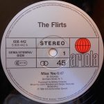 The Flirts – Miss You 12'' Maxi Single Plak - Görsel 3