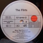 The Flirts – Miss You 12'' Maxi Single Plak - Görsel 4