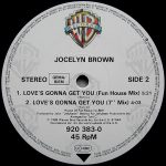 Jocelyn Brown – Love's Gonna Get You 12'' Maxi Single Plak - Görsel 4