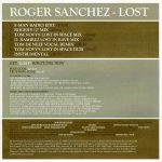 Roger Sanchez – Lost CD Single (House) - Görsel 2
