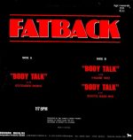 Fatback – Body Talk 12'' Maxi Single Plak - Görsel 2