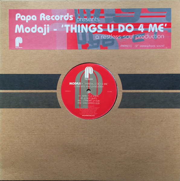 Modaji – Things U Do 4 Me 12'' Maxi Single Plak (Deep House)