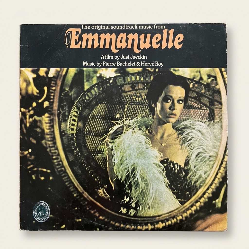 ed14e25d-935e-4329-b698-c15703111788 Pierre Bachelet & Hervé Roy – Emmanuelle - The Original Sound Track LP Plak - Görsel 1