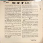 Folk Ensemble Of Bali – Tabu-Tabuhan Bali LP Plak - Görsel 2