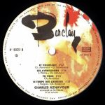 Charles Aznavour – La Mamma 10'' LP Plak - Görsel 3