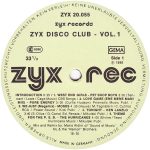 ZYX Disco Club Volume 1 LP Plak (Italo Disco) - Görsel 3