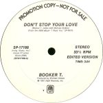 Booker T. – Don't Stop Your Love 12'' Maxi Single Plak