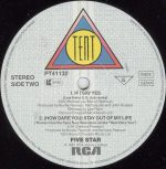 Five Star – Stay Out Of My Life 12'' Maxi Single Plak - Görsel 3