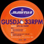 Gusto – Let's All Chant 12'' Maxi Single Plak (House) - Görsel 3
