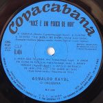 Agnaldo Rayol – Você é Um Pouco de Mim LP Plak - Görsel 3