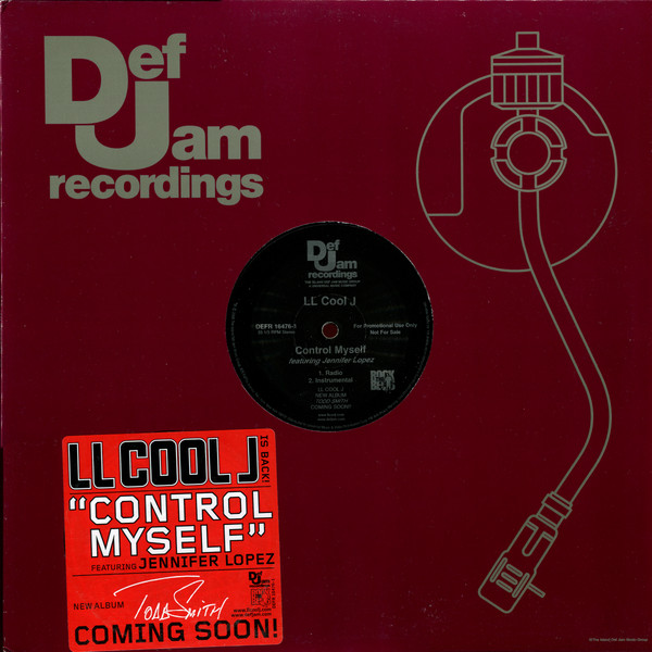 LL Cool J Featuring Jennifer Lopez – Control Myself 12'' Maxi Single Plak