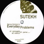 Sutekh – Obvious Solutions To Everyday Problems 12'' Maxi Single Plak (Techno)