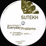Sutekh – Obvious Solutions To Everyday Problems 12'' Maxi Single Plak (Techno)