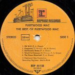 Fleetwood Mac – The Best Of Fleetwood Mac LP Plak - Görsel 3