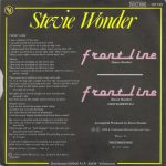 Stevie Wonder – Front Line (Vocal & Instrumental) 45lik Plak - Görsel 2