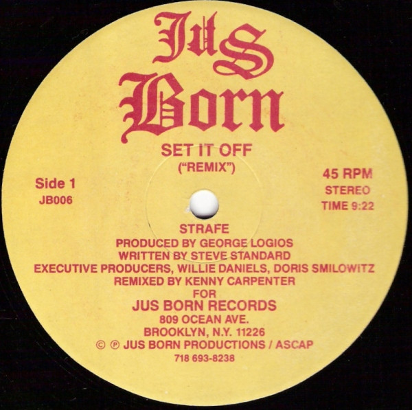 Strafe – Set It Off (Remix) 12'' Maxi Single Plak (Electro)