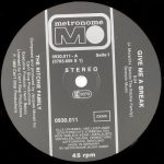 The Ritchie Family – Give Me A Break 12'' Maxi Single Plak - Görsel 2