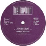 Modern Rocketry – The Right Stuff 12'' Maxi Single Plak - Görsel 3
