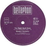 Modern Rocketry – The Right Stuff 12'' Maxi Single Plak - Görsel 4