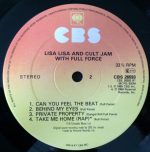 Lisa Lisa & Cult Jam With Full Force – Lisa Lisa & Cult Jam With Full Force LP Plak - Görsel 4