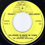 The Jamaican Survivers – Dillinger Is Back In Town 45lik Plak (Ska) - Görsel 3