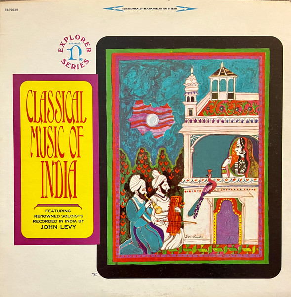 John Levy – Classical Music Of India LP Plak