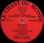 Ensemble Vocal "L'Arc-En-Ciel" Sous La Direction De Georges Aubanel – Chants Et Danses De Provence Et Du Languedoc LP Plak - Görsel 4