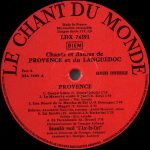 Ensemble Vocal "L'Arc-En-Ciel" Sous La Direction De Georges Aubanel – Chants Et Danses De Provence Et Du Languedoc LP Plak - Görsel 3