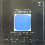 Krzysztof Penderecki – Kosmogonia / Dimensions Of Time And Silence / De Natura Sonoris II LP Plak