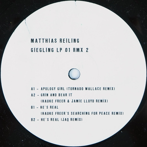Matthias Reiling – Giegling Lp 01 Rmx 2 12'' Maxi Single Plak (House)