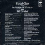 Bonnie Tyler – Total Eclipse Of The Heart 45lik Plak - Görsel 2