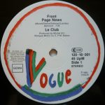 Le Club – Front Page News 12'' Maxi Single Plak - Görsel 3