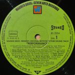 Performance: Original Motion Picture Sound Track LP Plak - Görsel 3