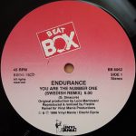 Endurance – You Are The Number One (A Swedish Beat Box Remix) 12'' Maxi Single Plak - Görsel 3